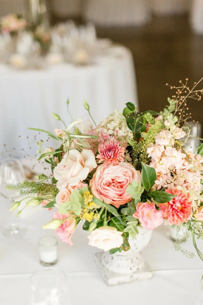 Peach centerpiece